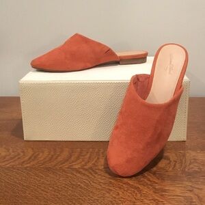 Universal Thread Terracotta Suede Mules